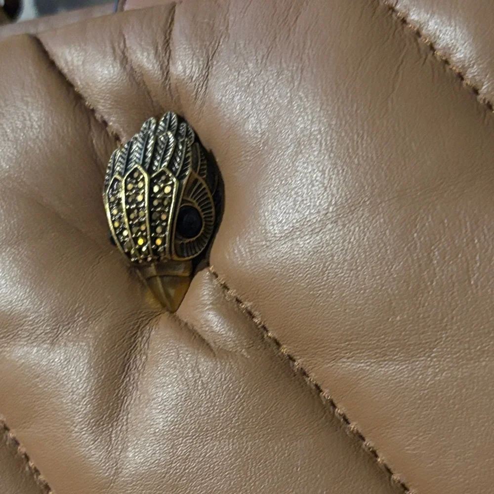 Kurt Geiger NWT Camel SoHo Shoulder Bag - Picture 3 of 13